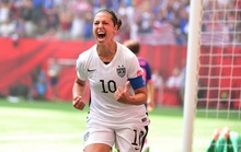 Carli Lloyd lập hat-trick vàng, tuyển Mỹ lần thứ ba vô địch