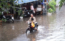 Sài Gòn sau mưa đầu mùa, dân đã bì bõm lội nước