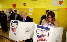 Bầu cử Mỹ: Bi hài chuyện nhà Trump đi bỏ phiếu