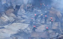 Cháy lớn tại Hoàng Mai, hàng ngàn công nhân bỏ chạy