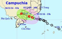 Áp thấp nhiệt đới ảnh hưởng trực tiếp tới TP HCM