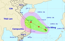 Áp thấp khả năng mạnh thành bão vào Khánh Hòa-Quảng Ngãi