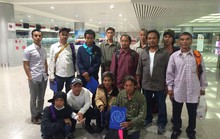 12 ngư dân Tiền Giang gặp nạn ở Thái Bình Dương về nước