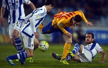 Barcelona trắng tay ở Sociedad, La Liga nóng cuộc đua vô địch