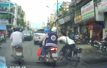 Bắt được tên cướp giật túi xách giữa phố Sài Gòn