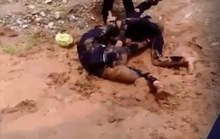 Xôn xao clip 2 nhóm nữ sinh đánh nhau dã man