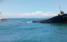 Nguy cơ tràn dầu từ tàu chìm trên vùng biển Ninh Chử