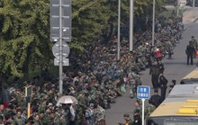 Cựu binh Trung Quốc biểu tình ngay Bắc Kinh