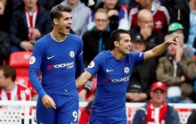 Morata lập hat-trick, Chelsea hạ đẹp Stoke