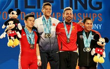 Thạch Kim Tuấn vô địch cử tạ thế giới hạng 56kg