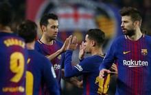 Coutinho chào sân Nou Camp, Barcelona giành vé bán kết Cúp Nhà vua