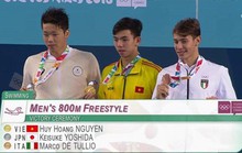 Kình ngư Nguyễn Huy Hoàng giành HCV 800m tại Thế vận hội trẻ