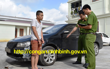 Trộm xế hộp từ Tiền Giang phóng ra Ninh Bình trộm cắp tiếp
