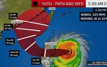 Siêu bão Yutu hạ cấp, Philippines vẫn nâng mức cảnh báo