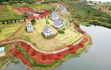 Các công trình xâm hại hồ Tuyền Lâm tháo dỡ nửa vời