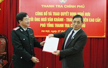 Phó tổng Thanh tra Ngô Văn Khánh nghỉ hưu từ ngày 1-3