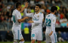 Thắng dễ Malaga, Real Madrid trở lại tốp đầu La Liga