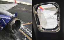 Mỹ: Máy bay nổ động cơ, hành khách cứu 1 phụ nữ suýt văng khỏi cửa sổ