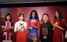 Giới thiệu áo dài Việt Nam in quốc kỳ 42 nước tại LHP Cannes