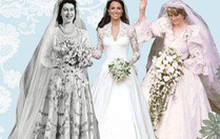 Những chiếc váy cưới huyền thoại của hoàng gia châu Âu
