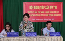 Bà Phan Thị Mỹ Thanh vẫn tiếp xúc cử tri với vai trò trưởng đoàn ĐBQH