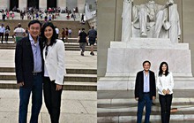 Rộ ảnh anh em bà Yingluck ở Mỹ