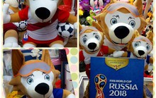 Đua nhau săn tìm sói bông Zabivaka - linh vật World Cup 2018