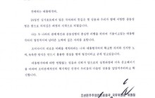 Tổng thống Trump khoe bức thư rất tuyệt từ ông Kim Jong-un