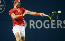 Nadal vào tứ kết Rogers Cup, Djokovic đập vợt vì bị loại
