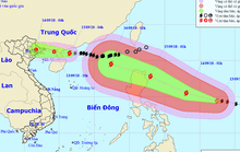 Bão số 5 áp sát Móng Cái, siêu bão Mangkhut nối gót vào Biển Đông