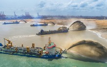 Trung Quốc lấn biển để xây thành phố cảng 1,4 tỉ USD ở Sri Lanka