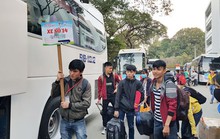 1.300 sinh viên về Tết trên các chuyến xe miễn phí của PVOIL