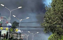 Cháy dữ dội ngay trung tâm thị xã Gò Công, tỉnh Tiền Giang