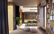 Ngôi nhà ấn tượng với những điểm trang trí bằng màu sắc