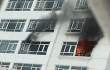 CLIP: Cháy ở tầng 12 chung cư Hoàng Anh Goldhouse - TP HCM
