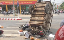 Xe bò tự chế gây họa khi... vượt đèn đỏ