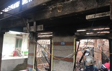 Nhà cháy rụi, 9 xe máy cũng bị cháy trơ khung