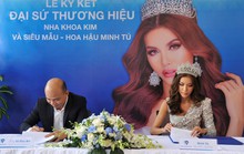 Hoa hậu Minh Tú trở thành đại sứ thương hiệu của Nha khoa Kim