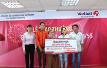 Cô gái làm tóc bất ngờ trúng Vietlott gần 100 tỉ đồng