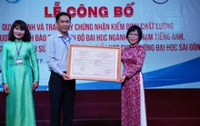Ba chương trình đào tạo của Trường ĐH Sài Gòn đạt chuẩn kiểm định