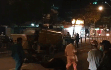 CLIP: Máy bơm bê-tông để giữa đường Quang Trung khiến 2 người tử vong