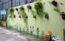 Phút xao lòng khi đi qua ngõ hoa lãng mạn giữa lòng thủ đô