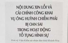 Viện KSND Khánh Hòa xin lỗi gia đình người “đến chết vẫn chưa được bồi thường oan sai”