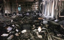 Hiện trường vụ cháy tòa nhà dầu khí Thanh Hóa khiến 2 người chết, 13  người bị thương
