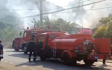Cháy lớn tại Cơ sở Bảo trợ xã hội Madagui Đạ Huoai - Lâm Đồng