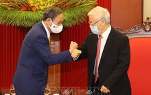 Tổng Bí thư, Chủ tịch nước Nguyễn Phú Trọng tiếp Thủ tướng Nhật Bản