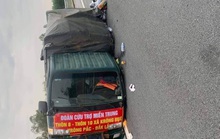 Xe chở bánh tét, bánh kẹo hướng về miền Trung gặp nạn trên cao tốc