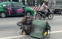 Bình Dương: Hai xe máy tông nhau, người đàn ông bị xe phun bê-tông cán chết