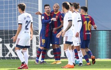 Messi, Griezmann lập siêu phẩm, Barcelona lên Top 7 La Liga