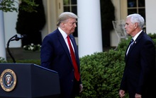 Tổng thống Trump không hài lòng với “phó tướng” Pence
